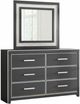 Signature Design by Ashley® Birmonton Matte Black Dresser and Mirror-0