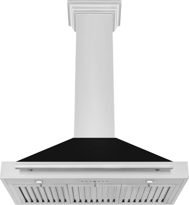 ZLINE 36" Black Matte Wall Mounted Range Hood-3