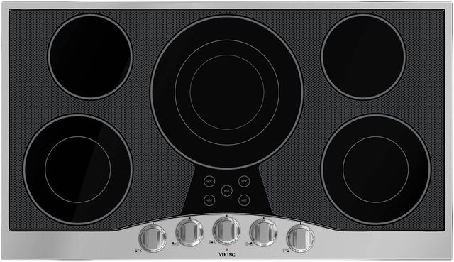 Viking® Professional Series 36" Stainless Steel Electric Cooktop-0