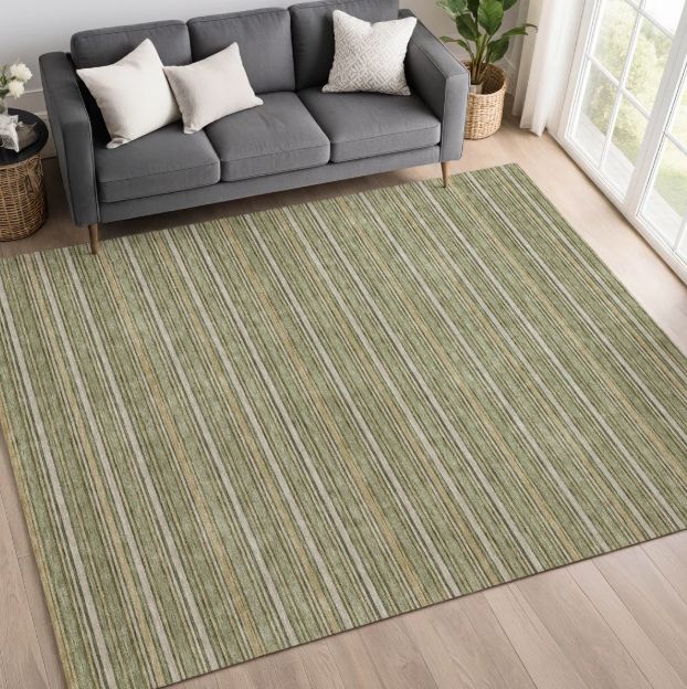 Dalyn™ Rug Company Soft Essentials SE2 Olive 5'x8' Area Rug-1