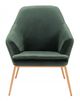 Zuo® Debonair Green and Gold Arm Chair-1