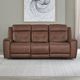 Liberty Furniture Beckham Aline Saddle Leather Power Reclining Sofa-2