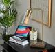 Adesso® Bristol Antique Brass/Brown Desk Lamp-4