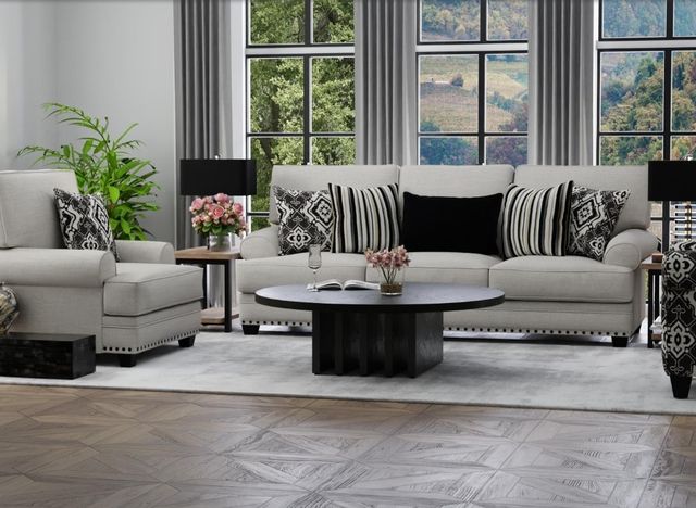 Corinthian Furniture Becall Cream Sofa-1