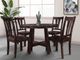 Porter International Designs Kalispell Brown Round Dining Table-3