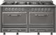 Viking® Tuscany 66" Damascus Gray Dual Fuel Pro Style Dual Fuel Range-0