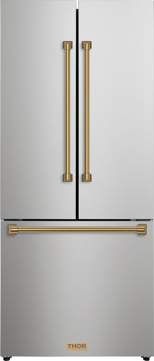 Thor Kitchen® Gordon Ramsay Series 30 in. 17.7 Cu. Ft. Stainless Steel Counter Depth French Door Refrigerator