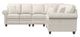 La-Z-Boy® Colby 4-Piece Oyster Power Reclining Sectional-1