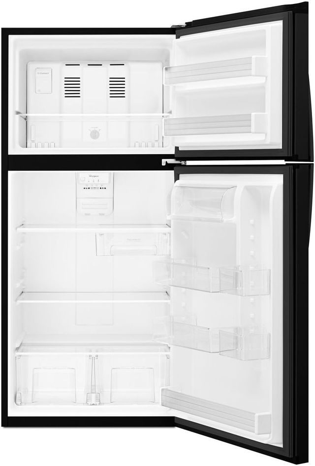 Whirlpool® 30 in. 19.2 Cu. Ft. Black Top Freezer Refrigerator-5