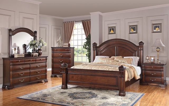 Bernards Dorval Brown Nightstand-1