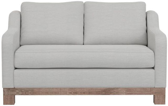 International Furniture Direct Samba Oyster/Rich Brown Loveseat-2