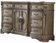 ACME Furniture Northville Antique Silver Dresser with Wood Top-0