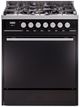 Ilve® Professional Plus II Series 30" Glossy Black Pro Style Dual Fuel Range-0