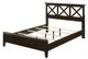 Bernards Nova II Brown King Panel Bed-2