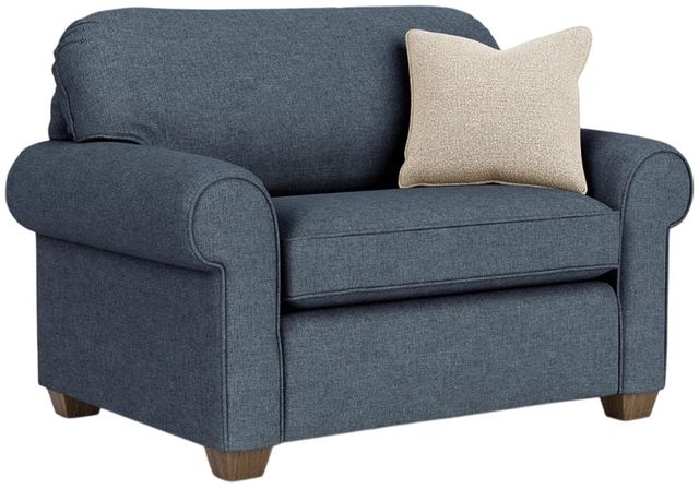 Flexsteel® Thornton Blue Dusk Chair and a Half-0