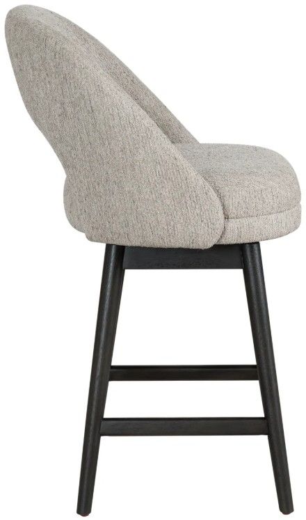 Armen Living Adrian 2-Piece Gray Wood/Morning Fog Counter Stool Set-4
