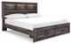 Signature Design by Ashley® Drystan 2-Piece Brown Rustic King Storage Bed Set-1