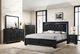 Crown Mark Micah Black Full Upholstered Panel Youth Bed-3