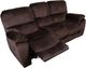Porter International Designs Ramsey Chocolate Triple Power Reclining Sofa-4