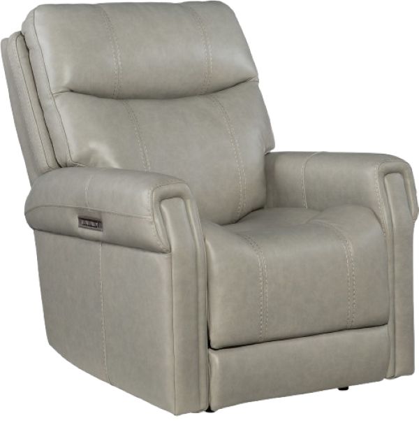 Hooker® Furniture RC Carroll Milton Fog Power Recliner with Power Headrest and Lumbar-0