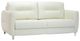 Luonto® Furniture Jamie White Queen Jumbo Loveseat Sleeper-3