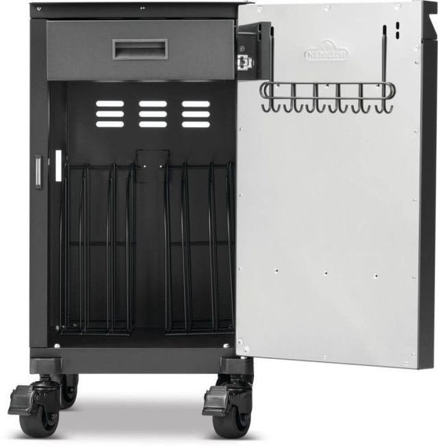 Napoleon Phantom Prestige® Black Under Grill Storage Carts (Two)-4