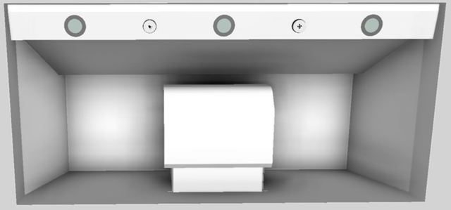 Vent-A-Hood® 42" White Wall Mounted Liner Insert-2