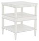 Fairfield® Camille White Rectangular End Table-3