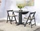 Sunny Designs™ Marina Black Sand Drop-Leaf Table-1