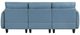 Homelegance® Garren 3-Piece Blue Modular Sectional Sofa-3