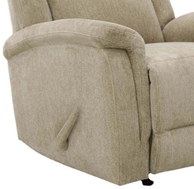 BarcaLounger® Adam Athena Wheat Manual Rocker Recliner-3