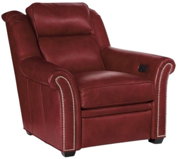 Bradington-Young Customizable Robinson Power Recliner with Power Headrest-0