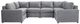 Style Line Modular 6-Piece United Slate Sectional -0