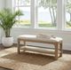 Coaster® Solano Weathered Mango Bed End Bench-1