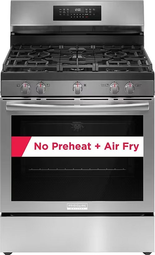 Frigidaire Gallery® 30" Stainless Steel Freestanding Gas Range with Total Convection-0