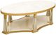 Michael Amini® Scotts Square Light Champagne Cocktail Table-3