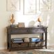 Liberty Furniture Mill Creek Peppercorn Sofa Table-1