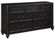 Homelegance® Herman Charcoal Brown Dresser-0