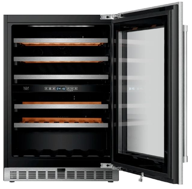 Kucht Professional 24" Stainless Steel Built-In or Freestanding Wine Cooler-1