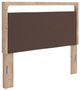 Signature Design by Ashley® Kinlanni Brown/Tan Queen Upholstered Panel Headboard-0