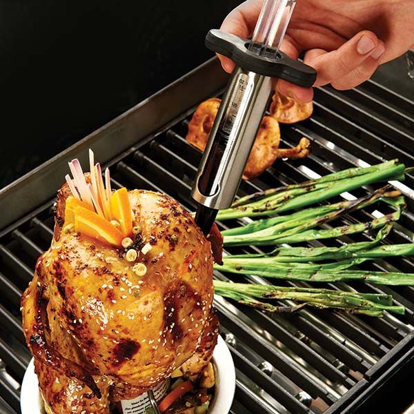 Broil King® Marinade Injector-Black with Stainless Steel-2
