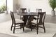 Furniture of America® Holsworthy 5-Piece Espresso Dining Table Set-1