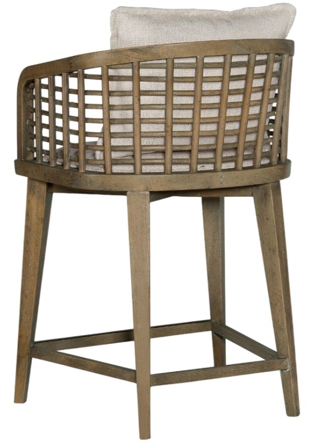 Hooker® Furniture Surfrider Sundance Cliffside/Zuri Cream Swivel Counter Stool-1