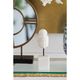A & B Home White Buddha Head-4