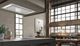 Faber Stratus Isola 36" White Glass Ceiling Mounted Range Hood-2