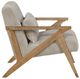 Homelegance® Chevron Taupe/Brown Accent Chair-3