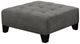 Corinthian Furniture Matrix Charcoal Ottoman-0