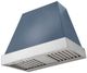 AGA Euclid 36" Stone Blue Wall Mounted Range Hood  with Polished Chrome Trim-0