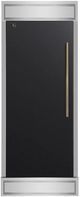 FORNO® Maderno Series Espresso 32" 13.6 Cu. Ft. Black and Antique Brass Left Hinge Built In Convertible Column Refrigerator-0