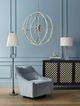 Currey & Company Saltwater Contemporary Silver Leaf Orb Chandelier-2